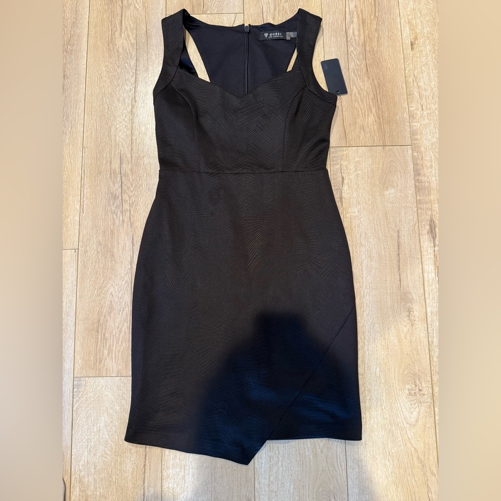 Guess Elegant Black Asymmetrical Dress